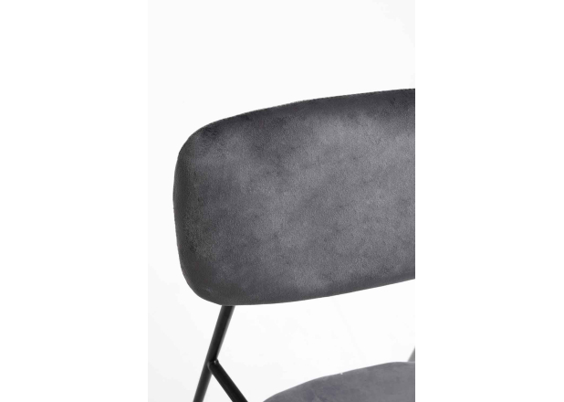 Silla Suvi Black Terciopelo