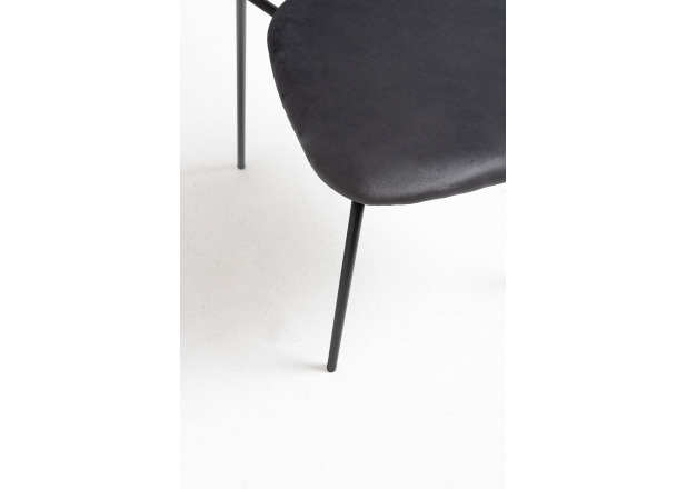 Silla Suvi Black Terciopelo