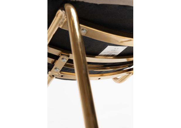 Silla Ronel Black Terciopelo