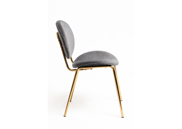 Silla Ronel Black Terciopelo