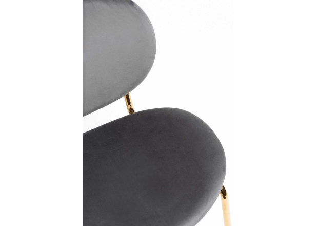 Silla Ronel Black Terciopelo