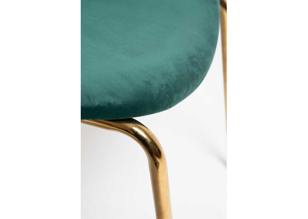 Cadeira Golden Black Veludo
