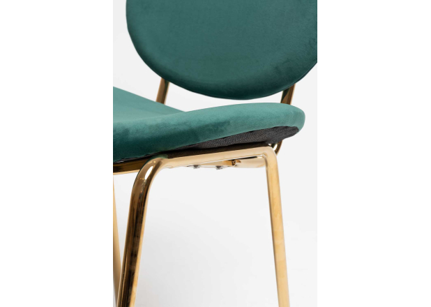Silla Ronel Black Terciopelo