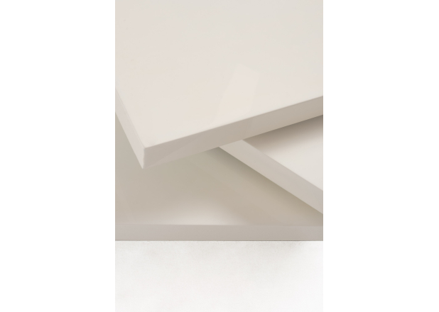Mesa de centro Vemu Tripla Prateleira Branco