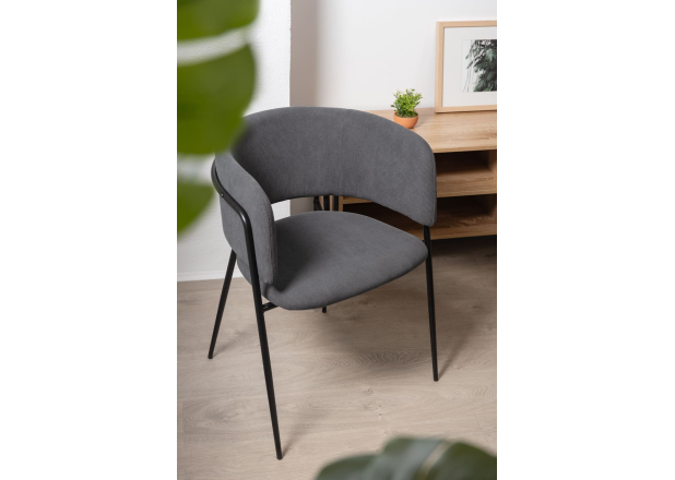 Silla Niel Black Terciopelo