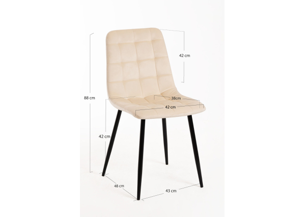 Silla Baiky Terciopelo