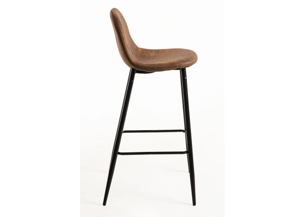 Taburete Black Leo Polipiel