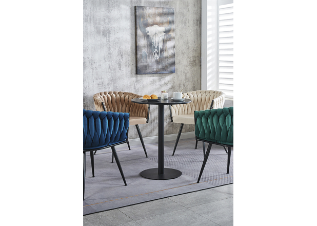 Silla Dinu Black Terciopelo