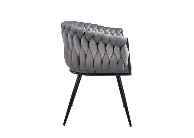 Silla Dinu Black Terciopelo