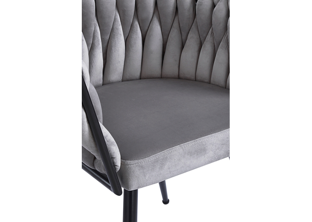 Silla Dinu Black Terciopelo