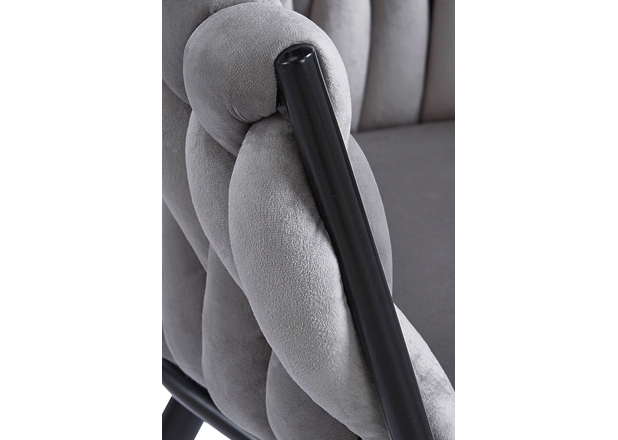 Silla Dinu Black Terciopelo