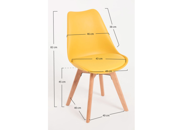 Pack 4 Sillas Mona Basic