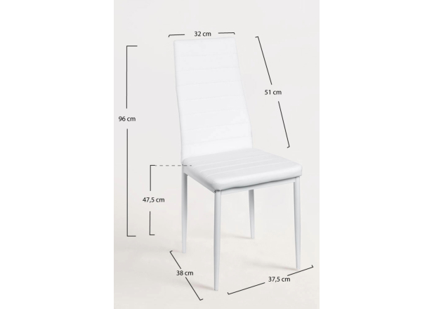 Pack 4 Sillas Clever Polipiel