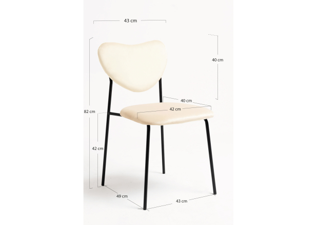 Silla Ralco Black Terciopelo