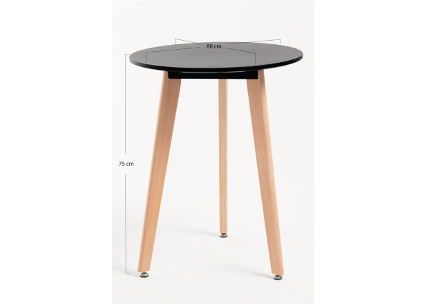 Mesa Mona Redonda 80 cm