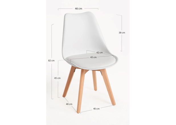 Pack 4 Cadeiras Mona One