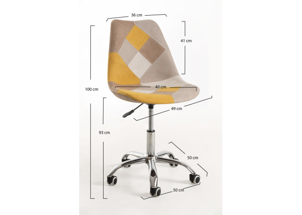 Pack 4 Sillas Nova Patchwork