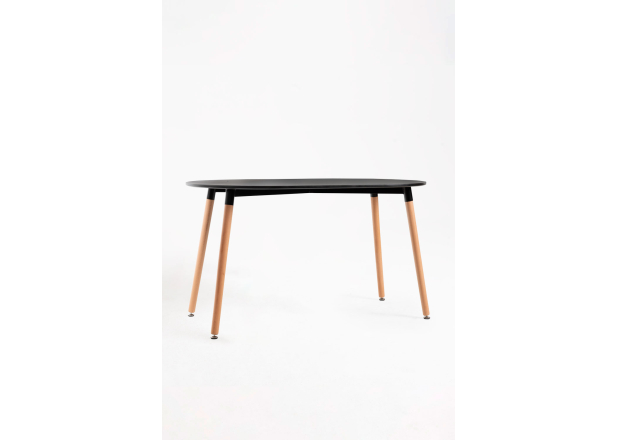Mesa Nera Ovalada