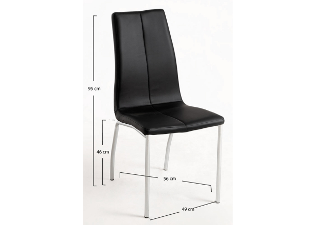 Pack 4 Sillas Miret Polipiel