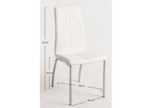 Pack 4 Sillas Miret Polipiel