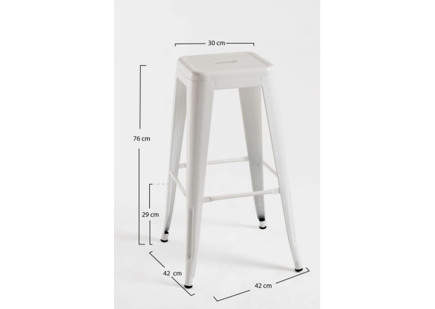 Pack 4 Taburetes Meyer Altos
