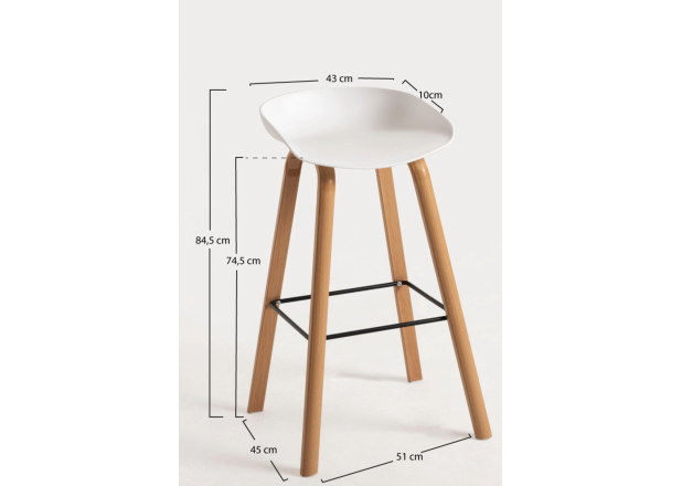Pack 4 Taburetes Ulex