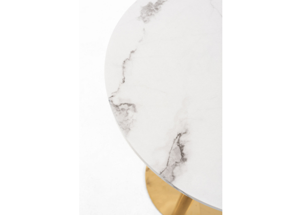 Mesa Roffi Redonda 70cm Dourada