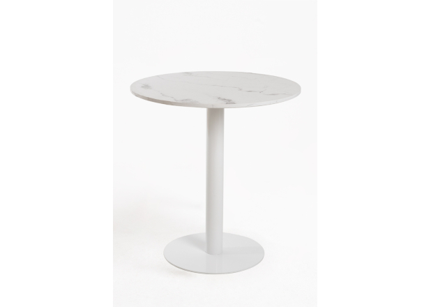 Mesa Roffi Redonda 70cm Blanca