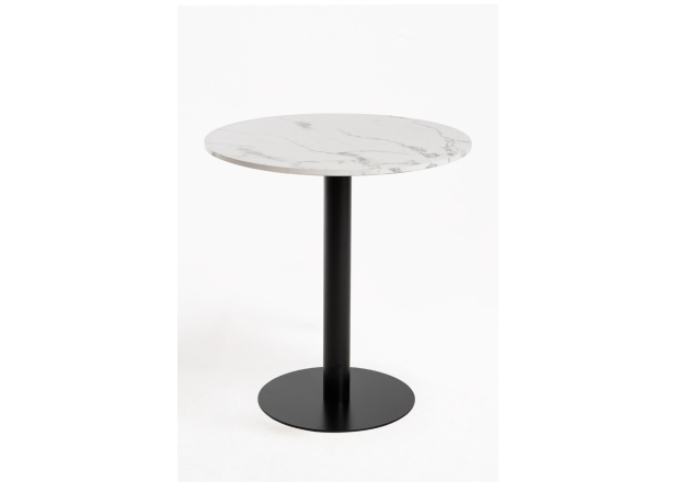 Mesa Roffi Redonda 70cm Negra