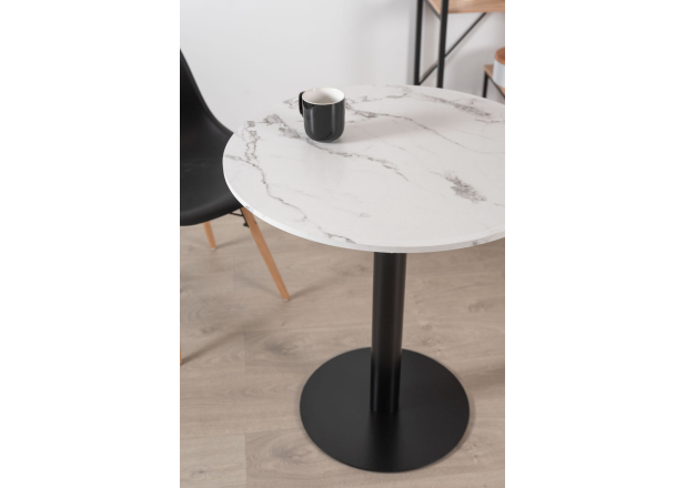 Mesa Roffi Redonda 70cm Negra