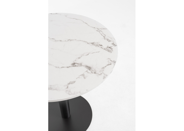 Mesa Roffi Redonda 70cm Negra