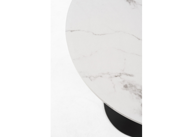 Mesa Roffi Redonda 70cm Negra