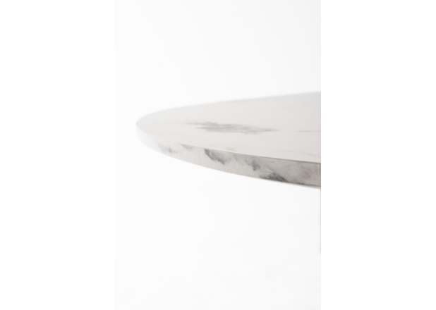 Mesa Roffi Redonda 70cm Negra