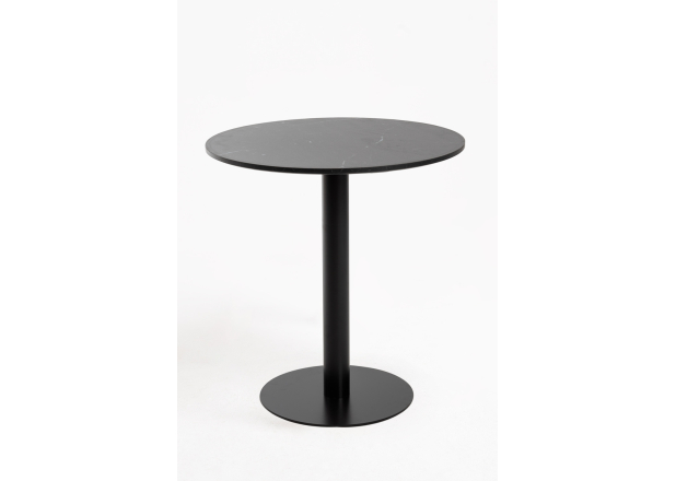 Mesa Roffi Redonda 70cm Negra
