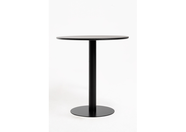 Mesa Roffi Redonda 70cm Negra