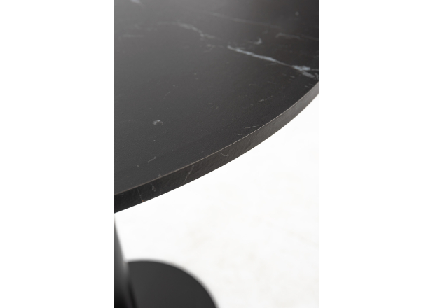 Mesa Roffi Redonda 70cm Negra
