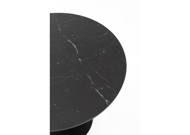 Mesa Roffi Redonda 70cm Negra