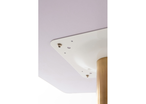 Mesa Roffi Quadrada 70cm Dourada