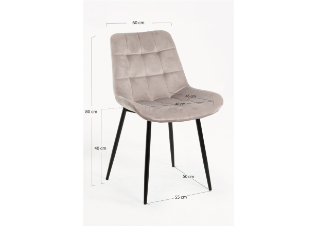 Silla Yarte Terciopelo