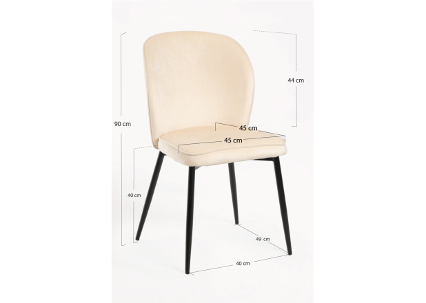 Silla Elite Terciopelo