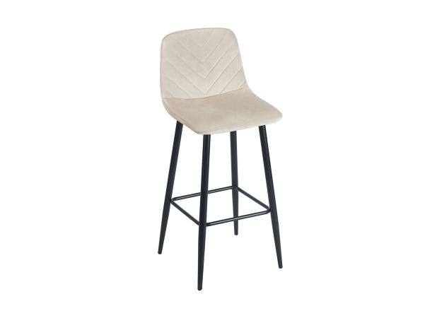 Taburete Layoc Black Terciopelo