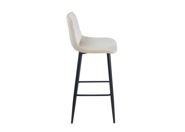 Taburete Layoc Black Terciopelo