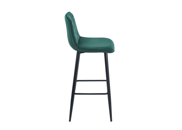 Taburete Layoc Black Terciopelo