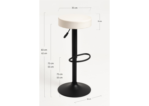 Taburete Mura Black