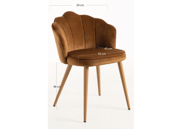 Silla Menpu Terciopelo
