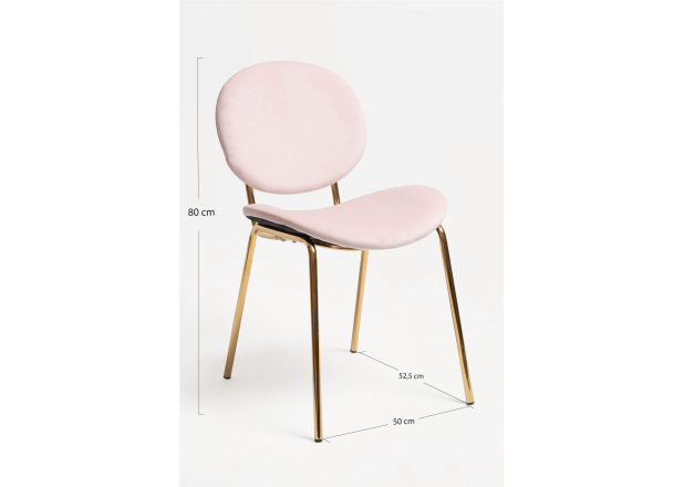 Silla Ronel Black Terciopelo