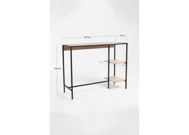 Set Bar Mesa Alta + 2 Taburetes Kunlo