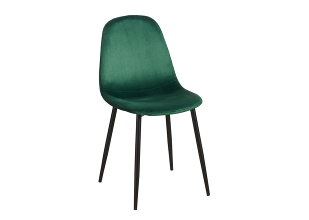 Pack 4 Sillas Leo Black Terciopelo