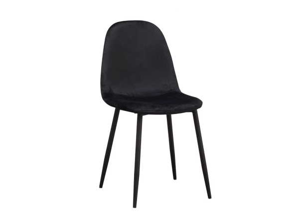 Pack 4 Sillas Leo Black Terciopelo