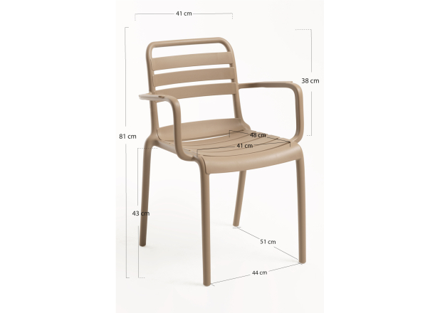 Silla Libia con Brazos